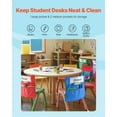 thumbnail image 5 of 12 Pack Seat Pocket Organizer for Classroom – Chair Pockets with Name Tag, School Supplies, 5 of 10