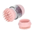 thumbnail image 4 of Cepillo de baño para mascotas, multifunción, masaje, ducha, cepillo, peine, accesorio para perros, color rosa, 4 of 5