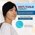 thumbnail image 5 of Gel para terapia de frío y calor, gorro para aliviar la migraña, para quimioterapia, senos nasales y cuello, envoltura de terapia portátil, alivio de presión, masaje para el dolor, 5 of 5
