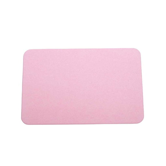 Advancent Alfombrilla de baño absorbente, almohadilla antideslizante de secado rápido, reutilizable, para Hotel, baño, dormitorio, bañera, suelo, Decoración del hogar Rosado 30x40x0.9cm Advancent HA071081-05