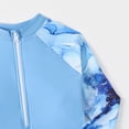 thumbnail image 5 of HCNTES Kids Girls Muslim Swimsuit Long Sleeve Butterfly Flower Printed Islamic Swimwear Burkini Full Cover Cap Top Pants 3PCS Modest Bathing Suit(Blue,12-13 Years), 5 of 7