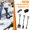 BK, variant on EGNMCR Closet Organizers and Storage, Storage Trunks & Bag 3-In-1 Snow Removal Kit Multifunctional Portable Detachable Snow Removal Tool Snow removal