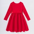 thumbnail image 2 of Actgleam Little Girls Long Sleeve Dress Christmas Formal Dresses,7Year, 2 of 10