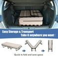 thumbnail image 6 of Costway Portable Folding Bed with Memory Foam Mattress Rollaway Cot Beige Made in Italy, 6 of 8