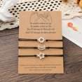 thumbnail image 6 of 3 Pieces/set Friendship Card Bracelets Long Distance Relationship Promise Bracelet Party Birthday Gift for Best Friends Sisters, 6 of 9