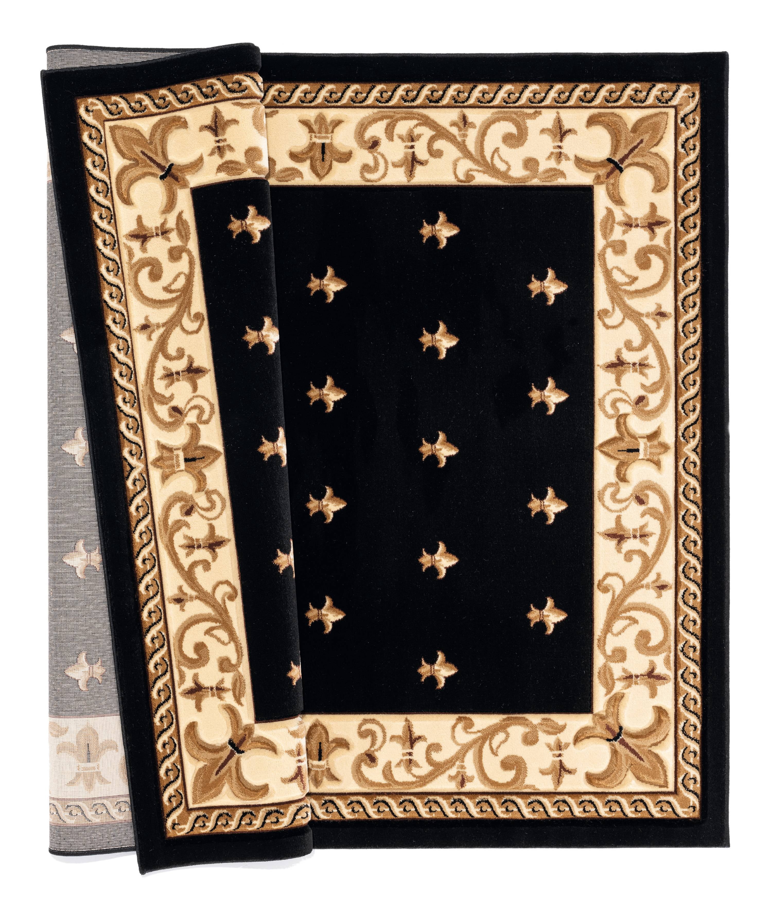 United Weavers Drachma Vesta Transitional Border Area Rug, Black, 7'10" x 10'6"