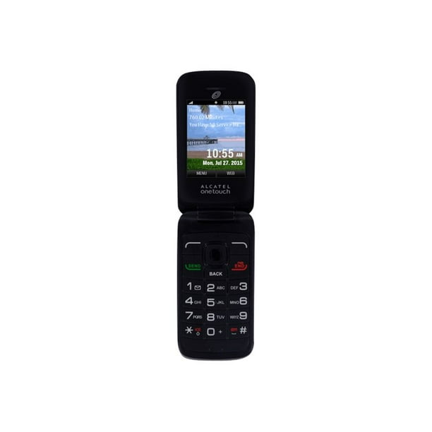 Tracfone Alcatel One Touch A394C, Black - Prepaid Cellphone - Walmart