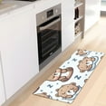 thumbnail image 4 of Bath Mat Soft Plush Non-Slip Absorbent Bathroom Rugs 39"x20" Sleeping Cute Bear, 4 of 8