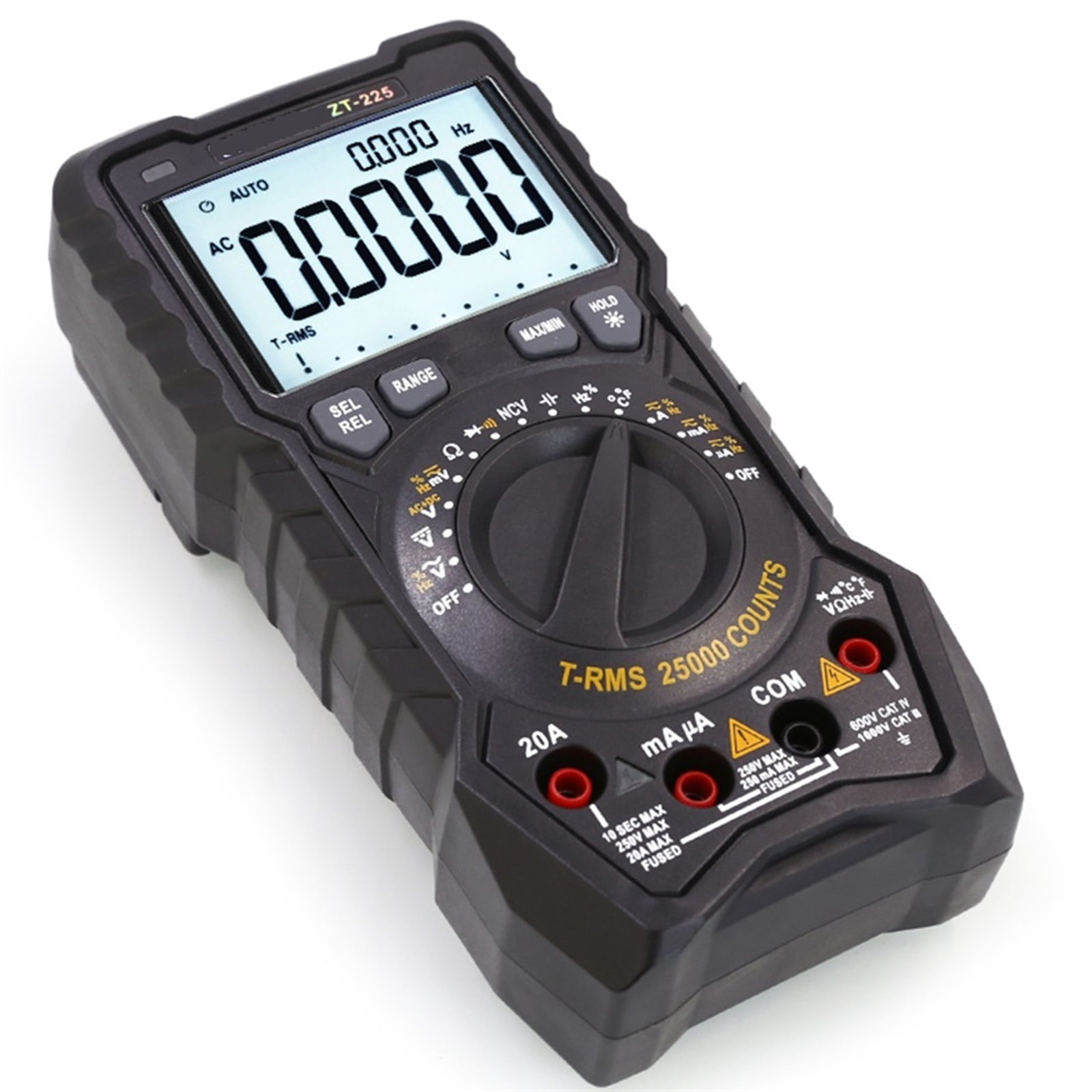 25000 Count ZT-225 High Precision Automatic Range Intelligent Multimeter, Universal Meter ,Accurate and Speed