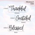 thumbnail image 2 of Decoración mural OYEFLY Thankful Grateful Blessed Metal, 2 of 8