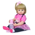 thumbnail image 4 of Muñeca Reborn Decdeal Vestido rosa y cabello rubio, 4 of 7