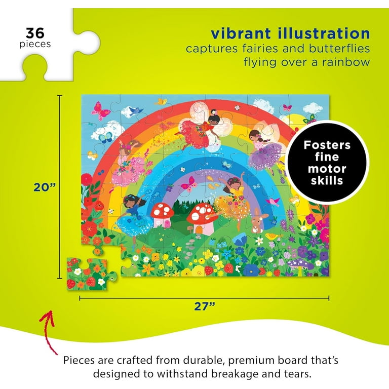 Crocodile Creek Maxi Puzzle 36 Pezzi Halloween - La Casa Infestata, Per Bambini 3+, Formato XXL 60 Cm, Fantasmi E Zucche - 3