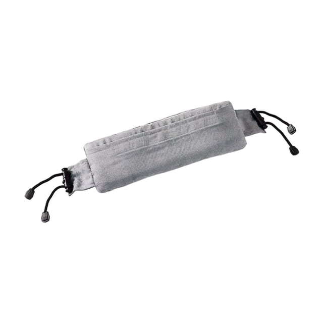 Almohada de viaje con soporte para el cuello, almohada de cuello con resortes, transpirable y transpirable, para Gris