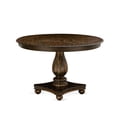 thumbnail image 6 of East West Furniture 5 Piece Table Set Consists of a Dining Room Table and 4 Brown Linen Fabric Mid Century Chairs with Button Tufted Back - Distressed Jacobean Finish, 6 of 9