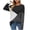 Black, variant on Lilgiuy Women's Long Sleeved Round-neck Patchwork Color Sweater Casual Pullover Top,Khaki,8(L) Winter Dresses for 2022