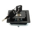 thumbnail image 5 of 4X Rv Car Paddle Entry Door Lock Latch Handle Knob Camper-Trailer Pull Type Panel Door Lock ,Easy to Use, 5 of 6