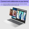 thumbnail image 2 of HP 15-fc0000, 15.6\" Full HD, AMD Ryzen 3 7320U, AMD Radeon Graphics, 8GB RAM, 256GB SSD, Natural Silver, Windows 11 Home in S mode, 15-fc0010nr, 2 of 2