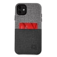 thumbnail image 5 of Dockem iPhone 11 Luxe M1 Card Case; Built-in Metal Plate, 1 Lay-Flat Card Slot, Black/Grey, 5 of 9