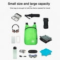 thumbnail image 3 of Mochila plegable para viajes al aire libre, impermeable, deportes, senderismo, mochilas (verde) Sywqhk Para Estrenar, 3 of 8