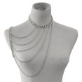 thumbnail image 2 of Cadena del Cuerpo Sunnimix Joyas Cadena Collares Accesorios Blanco A, 2 of 8