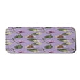 thumbnail image 1 of Tropical Computer Mouse Pad, Exotic Lily and Hibiscus Blossoms with Monstera Leaves Botanical Flora Art, Rectangle Non-Slip Rubber Mousepad Large, 31" x 12", Lilac Multicolor, by Ambesonne, 1 of 2