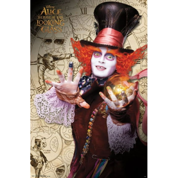 Alice in Wonderland 2 Through the Looking Glass - Mad Hatter Laminated Poster (22 x 34)