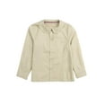 thumbnail image 4 of Leveret Kids & Toddler Girls Long Sleeve Uniform Cotton Dress Shirt Khaki (Size 2 Years), 4 of 4