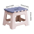 thumbnail image 3 of Folding Plastic Step Stool with Non-Slip Top, Heavy Duty Portable Design, 28 x 22.5 x 19.5 cm, Lightweight Foldable Step for Kids and Adults, Multi-Color Options, 3 of 6