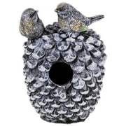 Pinecone Decorative Hand-Painted Bird