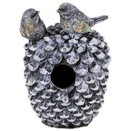 Pinecone Decorative Hand-Painted Bird