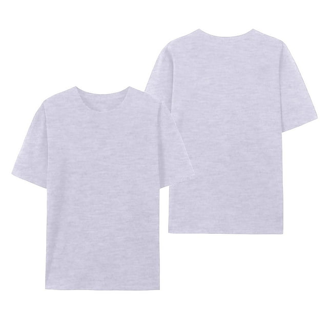 WEAIXIMIUNG T-Shirts Graphiques pour Femmes, Col en V, Design Texte/logo, Photo Imprimée Devant/arrière