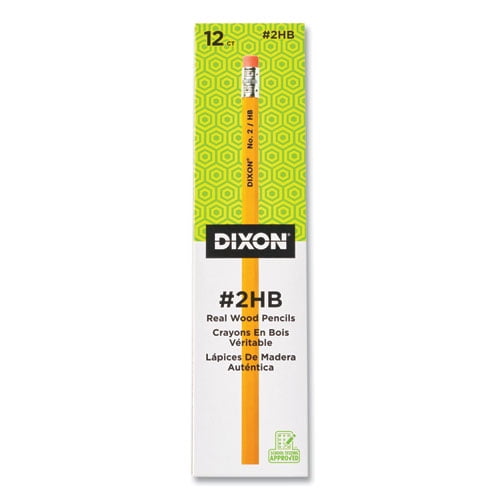 No. 2 Pencil, HB (#2), Black Lead, Yellow Barrel, Dozen No. 2 Pencil, HB (#2), Black Lead, Yellow Barrel, Dozen