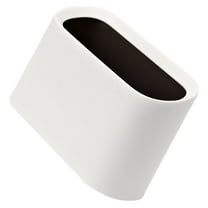 WHAMVOX Slim Small Mini Trash Can .70X14.50X8.80CM White