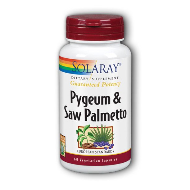 Solaray Pygeum and Saw Palmetto Berry Extracts Mens Health & Prostate