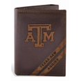 thumbnail image 1 of Texas A&M Trifold Debossed Leather Wallet, 1 of 1