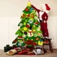thumbnail image 3 of Árbol de Navidad de fieltro, juego de Navidad para árbol de Navidad, réplica colgante para regalo de Navidad para niños Adepaton LN-0726, 3 of 8