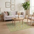 thumbnail image 3 of ODIKA Bold Geometric Frame Currency Note Border Collage Motif Funky Flowing Dynamic Non-Slip Chair-Friendly for Home Office, Gaming Room, Under Desk, 3 of 7