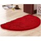 thumbnail image 1 of 2024 Semi-circle Bath Mat, Soft Absorbent Chenille Fluffy Non-slip Bath Mat Rug, 1 of 4