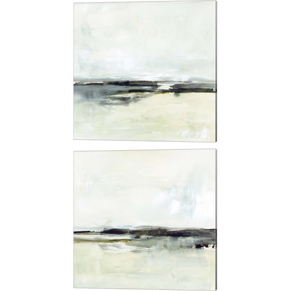 Great Art Now Sage Skies by Victoria Barnes 2 Piece Canvas Art Set Each 14W x 14H