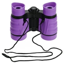 Uxcell Binoculars 4X30 Compact Foldable Binoculars Shock Proof Purple with Neck Strap for Bird Watching Hiking Camping