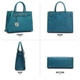 thumbnail image 3 of Dasein Women Satchel Purses Handbags Belted top-Handle Work Tote Shoulder Bags with Long Strap, 3 of 9