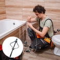 thumbnail image 3 of Kitchen Supplies Shaft Sewer Descaling Chain Versatile PVC Pipe Tool Push Type Cable Sewer Dredge Spring Drain Clog Remover Metal Hair Tool Drain Opener, 3 of 3