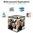 thumbnail image 2 of Rhinoceros Large Capacity Foldable Toy Box Storage Bin Storage Baskets with Handle 10.8"x10.5"x10.6, 2 of 6