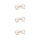 thumbnail image 3 of Jumpingount Los ojos con gafas antiluz azul dicen adiós a la fatiga visual digital Gafas antiluz azul blanco transparente Type1 NO1, 3 of 6