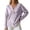 Purple, variant on Womens Long Sleeve V Neck Henley Shirt Loose Casual Shirt Warm Winter Knitwear Long Sleeve Waffle Knit Henley Shirts Button Top 2026 Fall Basic Tee Blouse(Purple,XL)