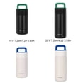 thumbnail image 3 of Toystoory Aspiradora de repuesto portátil de Color sólido esmerilado de boca ancha reutilizable para el hogar aspiradora de regalo con tapa de Teteras Blanco 420ML Toystoory HA080496-04, 3 of 6