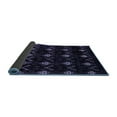thumbnail image 2 of Ahgly Company Indoor Rectangle Abstract Blue Modern Area Rugs, 2' x 5', 2 of 4