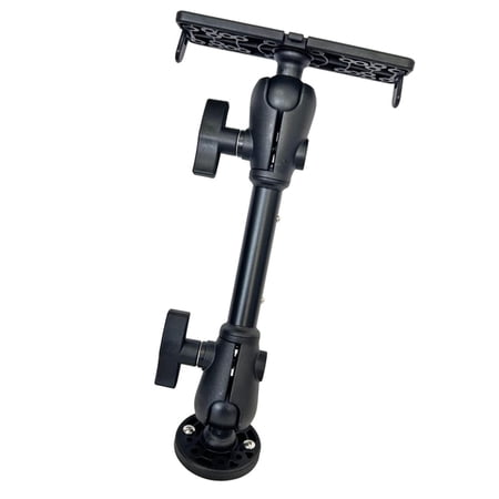 DICEWEN 360 Degree Adjustable Mount Fish Finder Bracket Kayak Fish Finder Mount Bracket for Fishing Boats Accessories