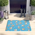 thumbnail image 2 of Cute Shiba Inu Flannel Non Slip Door Rugs,Washable Door Mats Indoor,Decorative Door Mats,Dirt-Resistant and Absorbent Doormat for Entrance,Bedroom,Kitchen,Bathroom,31.5x17in(80x43cm), 2 of 4
