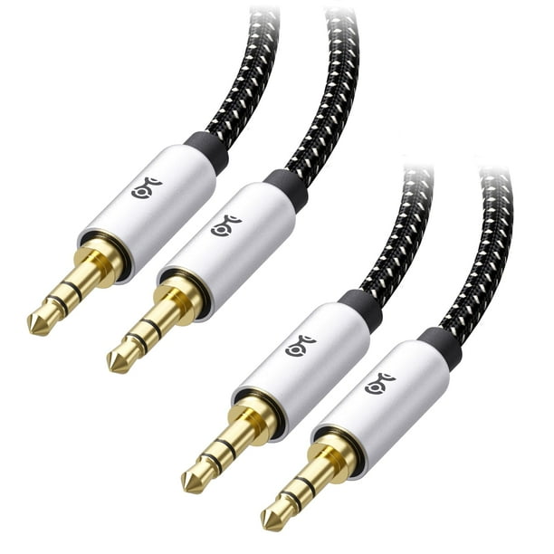 Audio Cable Matters, paquete de 2 unidades, 3,5 mm, macho a macho, 1,8 m